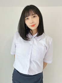 【在庫限り】取り寄せ 角襟 半袖 TOPACE スクールブラウス S～5L wsh-01 スクールシャツ ワイシャツ ブラウス レディース ホワイト 制服用 トップエース 小さめサイズ 学校 通学 女の子 かわいい 純白 スタンダード 胸ポケット付き 有名メーカー製 コスチューム 学生