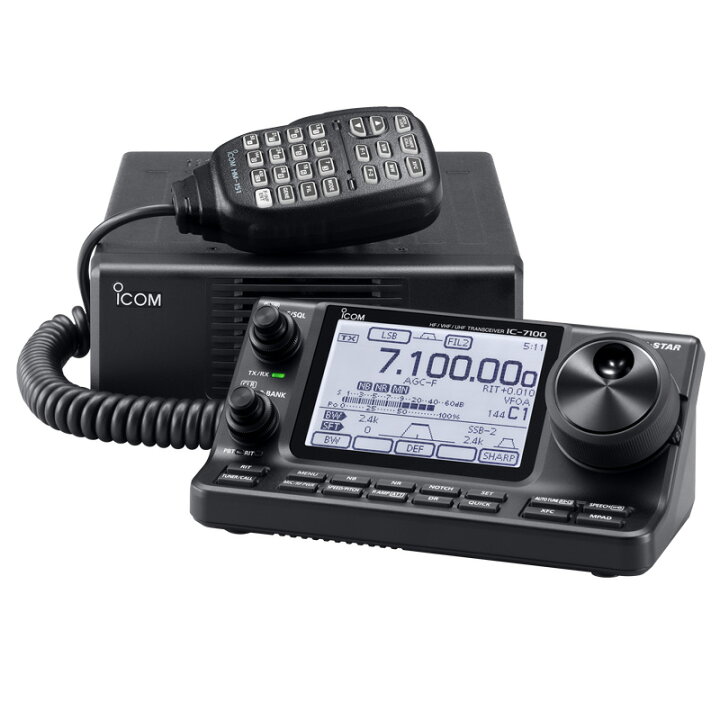 楽天市場】IC-7100M（50W）※受信改造済み※□CQオームオリジナル液晶 