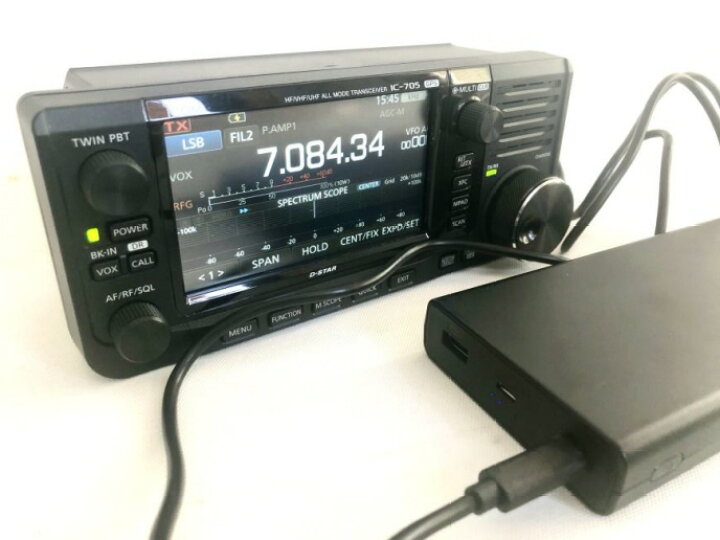 楽天市場】OHM-USB705/OC/PD IC-705をモバイルバッテリーで10W運用 