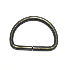 dカン Dカン 25mm dカン25mm 金具 dリング ショルダーベルト カン 手芸用品 D環 D管 Dかん ハンドメイド レザークラフト アンティーク アンティークゴールド シルバー 付け方 ベルト エプロン 子