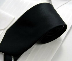 ネクタイ黒日本製シルク100%弔辞用お葬式ブラックフォーマル黒朱子ネクタイネクタイ黒葬儀通夜【あす楽対応_関東】【あす楽対応_近畿】ネコポス送料無料