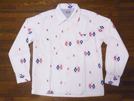 STYLE EYES[スタイルアイズ] オープンシャツ SE28749 ARGYLE アーガイル 長袖 コーデュロイ スポーツシャツ (オフホワイト) 送料無料 代引き手数料無料