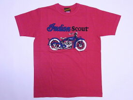 INDIAN MOTORCYCLE[インディアンモーターサイクル] Tシャツ INDIAN SCOUT IM75435 (RED)