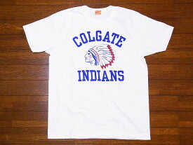 Whitesville[ホワイツヴィル] Tシャツ WV78190 COLGATE INDIANS 14/- S/S T-SHIRT (オフホワイト)