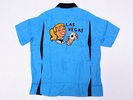 King Louie[キングルイ] ボウリングシャツ KL37833 LAS VEGAS ボーリングシャツ 50's STYLE (ターコイズ) 送料無料 代引き手数料無料 【RCP】