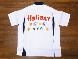 King Louie[キングルイ] ボウリングシャツ KL38899 HOLIDAY BOWL NYC ボーリングシャツ (オフホワイト) 送料無料 代引き手数料無料