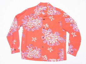 SUN SURF[サンサーフ] 長袖アロハシャツ SS29001 FAMILIAR FLOWER 長袖アロハ L/S RAYON HAWAIIAN SHIRT (レッド) 送料無料 代引き手数料無料