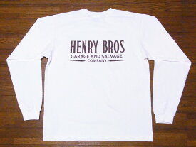 Pherrow's[フェローズ] ロンT 21S-PLT4 HENRY BROS ロングスリーブTシャツ 長袖Tシャツ (ホワイト)