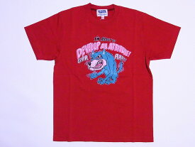 Pherrow's[フェローズ] Tシャツ DEVELOP AN ATTITUDE！ 12S-PT12 (スモーク レッド)