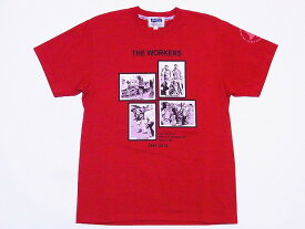Pherrow's[フェローズ] Tシャツ THE WORKERS 14S-PT6 (S.レッド)