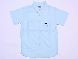 Pherrow's[フェローズ] ワークシャツ 半袖シャツ オックスフォード 14S-750WSS (ミントグリーン) 送料無料 代引き手数料無料