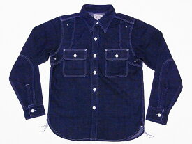 Pherrow's[フェローズ] ワークシャツ 10oz. デニム 770WS デニムワークシャツ (ブルーデニム) 送料無料 代引き手数料無料