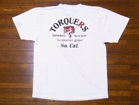 Pherrow's[フェローズ] Tシャツ 19S-PT13 TORQUERS (S.ホワイト)