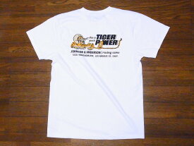 Pherrow's[フェローズ] Tシャツ 21S-PT19 TIGER POWER (ホワイト)