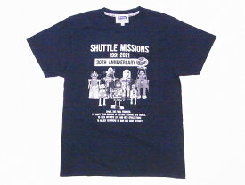 Pherrow's[フェローズ] Tシャツ 21S-PT4 SHUTTLE MISSIONS (S.ブラック)