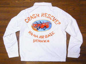 �e�[���[���m[���m�G���^�[�v���C�Y] ����W�����p�[ TT15177 CRASH RESCUE�H NAHA AIRBASE OKINAWA �I�L�i���W�����p�[ COTTON OKINAWA JUMPER (�I�t�z���C�g) �������� ������萔������