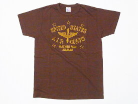 Buzz Rickson's[バズリクソンズ] Tシャツ BR78705 U.S. AIR CORPS (ブラウン)