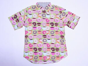 Dry Bones[�h���C�{�[���Y] �{�^���_�E���V���c SWEET ���� DS-1840 Printed BD Shirt (GREEN) ���������ysmtb-kd�z