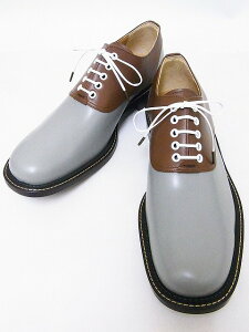 Dry Bones[�h���C�{�[���Y] �T�h���V���[�Y Saddle Oxford �T�h���I�b�N�X�t�H�[�h DSHC-029 (GRAY×BROWN) �������� ������萔������