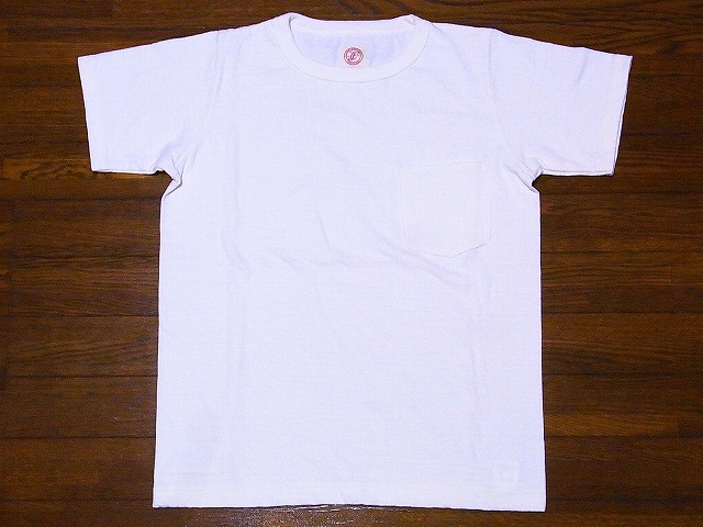 FULLCOUNT[フルカウント] Tシャツ 無地 ポケットT 5951EX LOOPWHEEL POCKET TEE 25周年記念モデル  (オフホワイト) 【RCP】 | American Clothing Cream