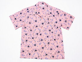 STAR OF HOLLYWOOD[スターオブハリウッド] オープンシャツ SH39086 ATOMIC 半袖 オープンカラーシャツ アトミック (ピンク) 送料無料 代引き手数料無料