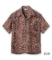 楽天市場】ヒョウ柄 シャツ（カラーピンク）（メンズファッション）の通販