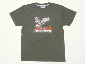 Pherrow's[フェローズ] Tシャツ 22S-PT14 LUMBERJACKS (サンドグリーン)