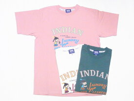 Pherrow's[フェローズ] Tシャツ 24S-PT10 INDIAN LAUNDRY AND CLEANERS
