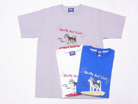 Pherrow's[フェローズ] Tシャツ 24S-PT5 Husky Surf Club