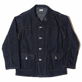 WAREHOUSE[ウエアハウス] U.S.アーミー デニム カバーオール 2186 U.S.ARMY DENIM COVERALL プリント デニムジャケット デニムカバーオール (インディゴ/NON-WASH) 送料無料 代引き手数料無料