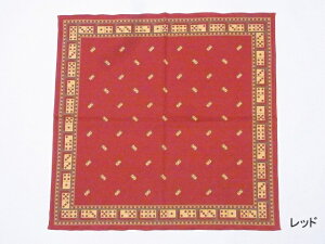 WAREHOUSE[�E�G�A�n�E�X] �o���_�i 5241 �Z���r�b�`�o���_�i �h�~�m�p�^�[�� �h�~�m�� SELVEDGE BANDANA (DOMINO PATTERN)