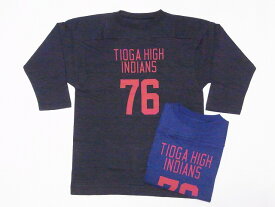 WAREHOUSE[ウエアハウス] フットボールTシャツ 4063 七分袖 TIOGA HIGH 7分袖 FBT