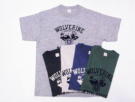 WAREHOUSE[ウエアハウス] Tシャツ WOLVERINE 4601