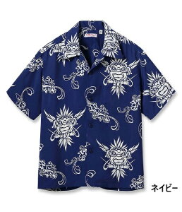 SUN SURF[�T���T�[�t] �A���n�V���c SS39611 INCARNATION OF GOD �A���n TIKI �e�B�L ���� RAYON HAWAIIAN SHIRT �������� ������萔������