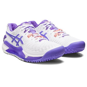 AVbNX asics ejXV[Y fB[X GEL-RESOLUTION 9 OC Q][V9 IjEN[R[gp 1042A225-101 White/Amethyst