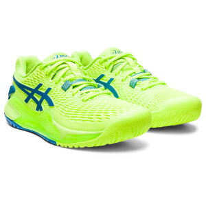 AVbNX asics ejXV[Y fB[X GEL-RESOLUTION 9 Q][V9 I[R[gp 1042a208-300@Hazard Green/Reborn Blue