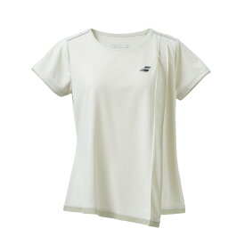 2024年春夏発売モデル Babolat バボラ テニスウェア レディス VS SHORT SLEEVE SHIRT　VS ショートスリーブシャツ BWG4320 BG00