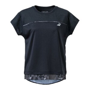 2024NH~f Babolat o{ ejXEFA fBX PURE SHORT SLEEVE SHIRT@PURE V[gX[uVc BWG4374 BK00