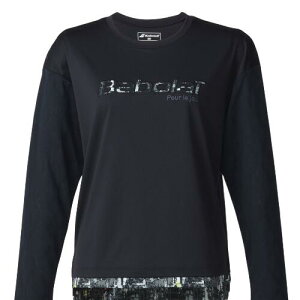 2025NH~f Babolat o{ ejXEFA fBX PURE LONG SLEEVE SHIRT OX[uVc BWP5573 BK00