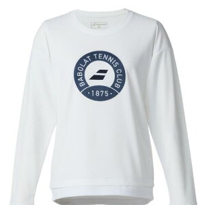 2025NH~f Babolat o{ ejXEFA fBX PURE LONG SLEEVE SHIRT OX[uVc BWP5575 WH00