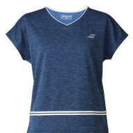2025年秋冬発売モデル Babolat バボラ テニスウェア レディス PURE SHORT SLEEVE SHIRT　PURE ショートス…