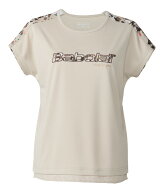 2026年春夏発売モデル Babolat バボラ テニスウェア レディス PLAY SHORT SLEEVE SHIRT LOOSE FIT ショー…