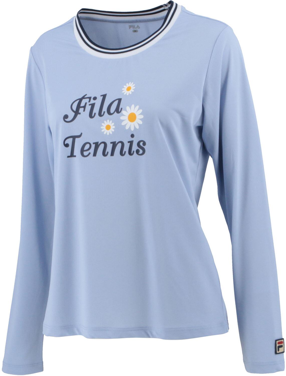 2023SS 　フィラ FILA テニスウェア レディース  ロングスリーブTシャツ VL2599 ラベンダー(32)