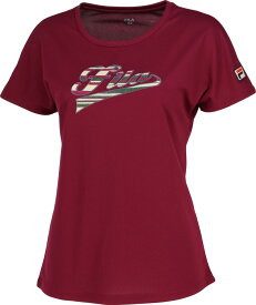 2023FW フィラ FILA テニスウェア レディース アップリケTシャツ　VL2696-14