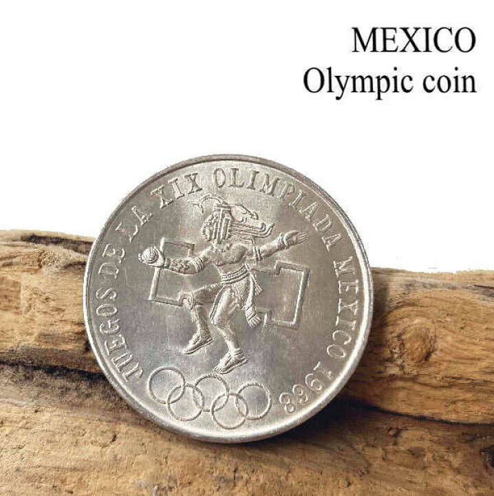 楽天市場】coin-69 メキシコ オリンピック記念銀貨 25 ペソ 1968年 