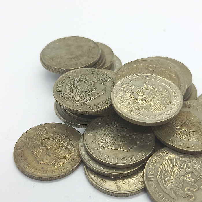 coin-27■メキシコ 硬貨 コイン【1960年代】センタボ ペソ アクセサリー 材料 パーツ クラフト　コンチョ | CROSS