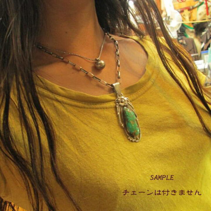 楽天市場】ターコイズペンダント トップ/ネバダ/材料/インディアン 