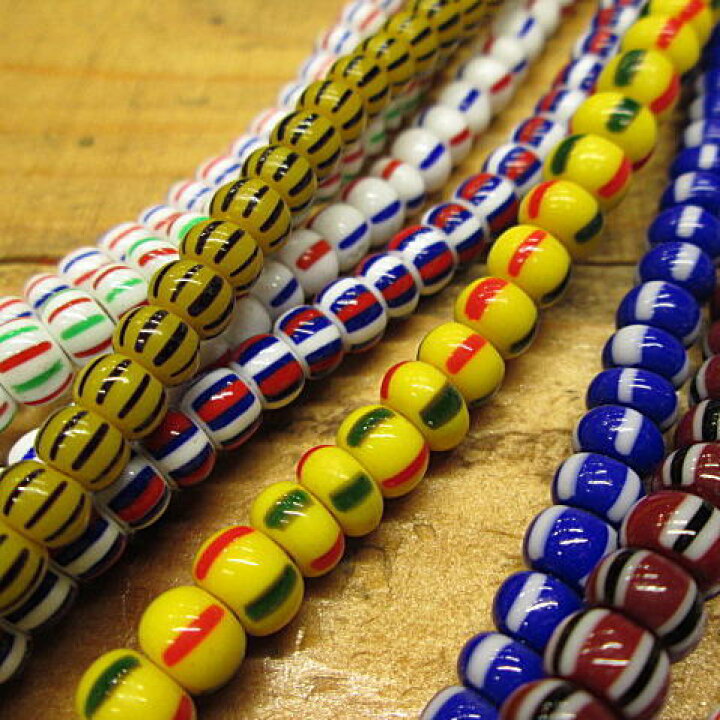 楽天市場】B-31アフリカンビーズ ガラスビーズ アンティークビーズ  