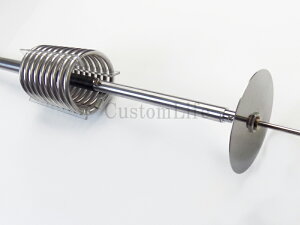 CL3094 デコトラUFOアンテナ UFO-MC4KH ステンレスハット 27-28MHz 1/4λ 耐入力 4000WPEP 周波数 26~30MHz CB無線 アートラック イベント 撮影会 27.005 28.305