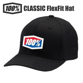 ワンハンドレッドパーセント 100％ 100パーセント CLASSIC FlexFit Hat キャップ 帽子 ロゴキャップ ブラック カジュアルサイクルウェア